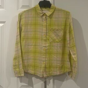 Treasure & Bond Kids' Plaid Flannel Shirt